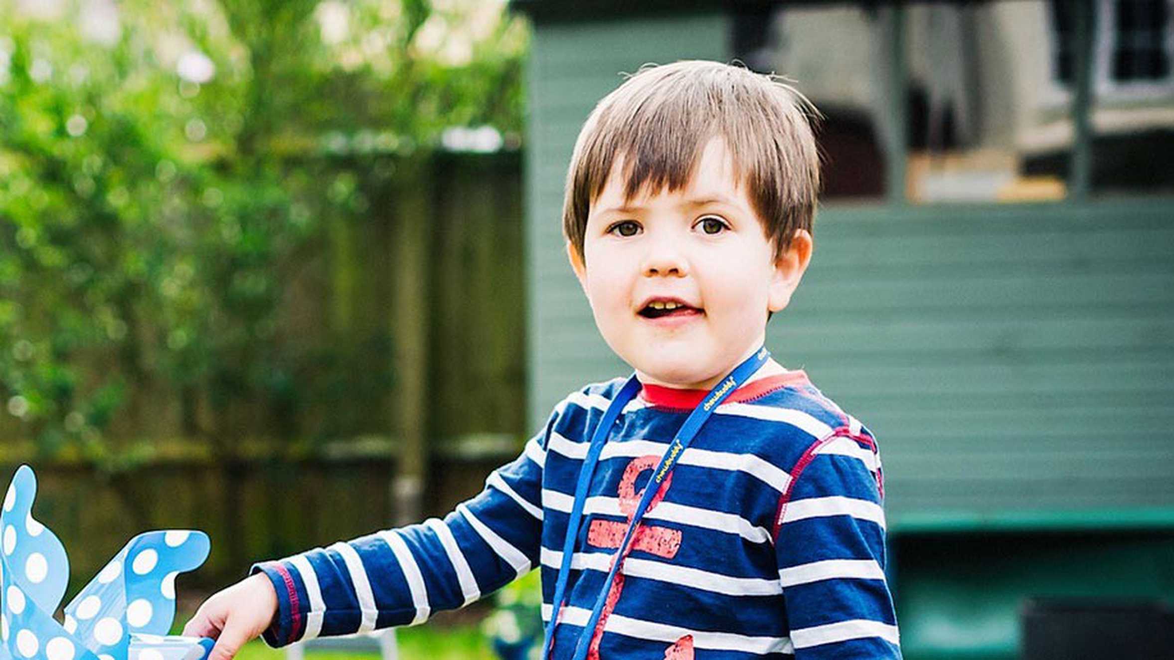 Portrait of George, taken in the garden