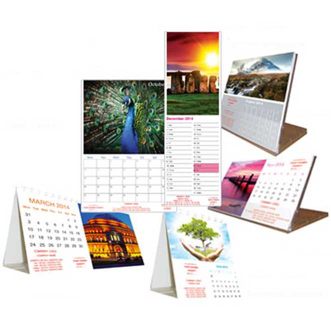 A selection of different calendars available through 4C For Charity.