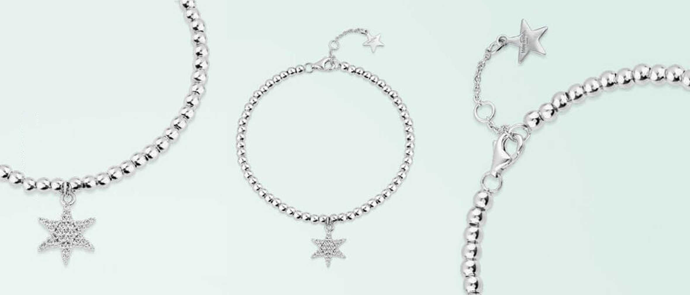 An image showing several views of the bracelet that Fraser Hart are selling in support of Make-A-Wish UK.