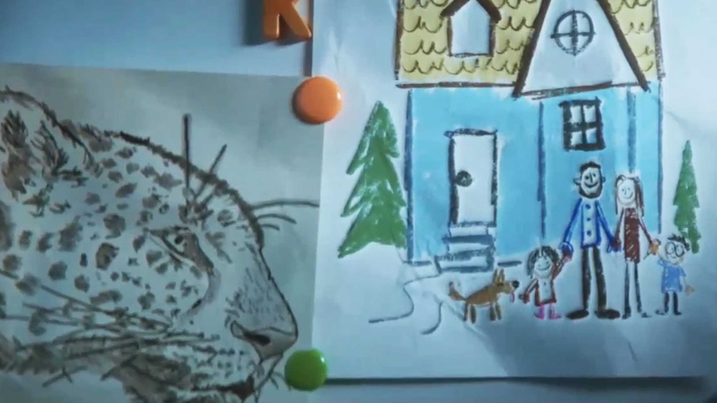 Dylan's picture of a cheetah is one of the Easter Eggs featured in the advert.