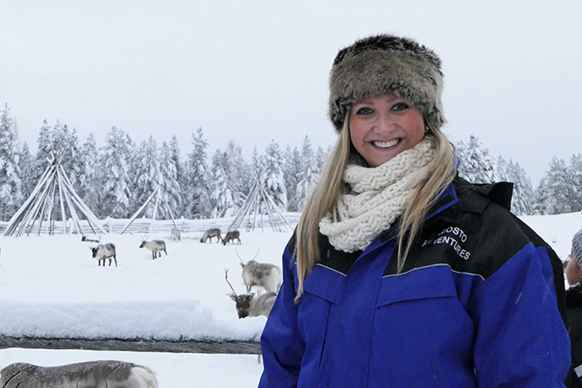 Wishgranter Steph in Lapland