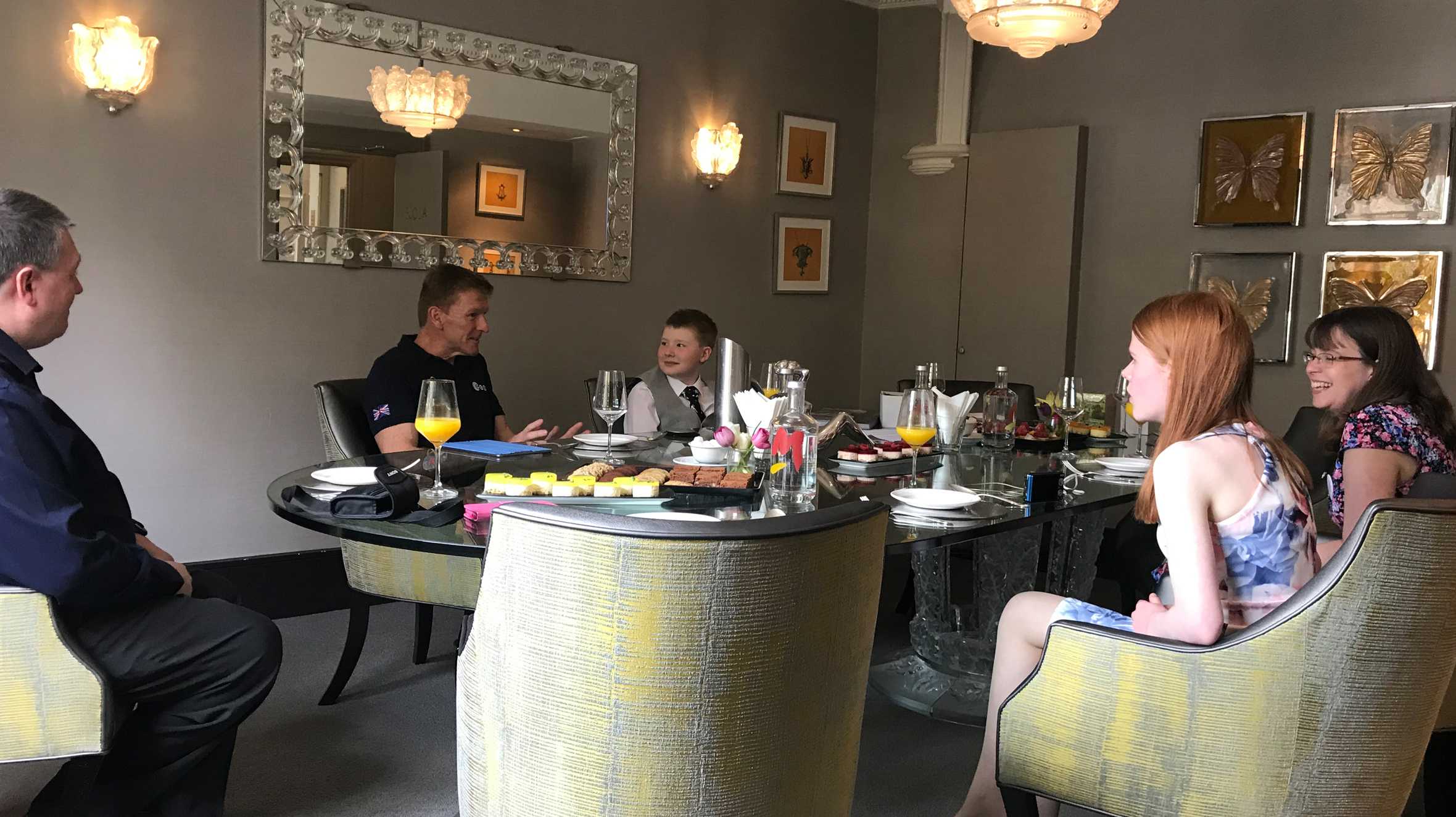 Lunch with Tim Peake