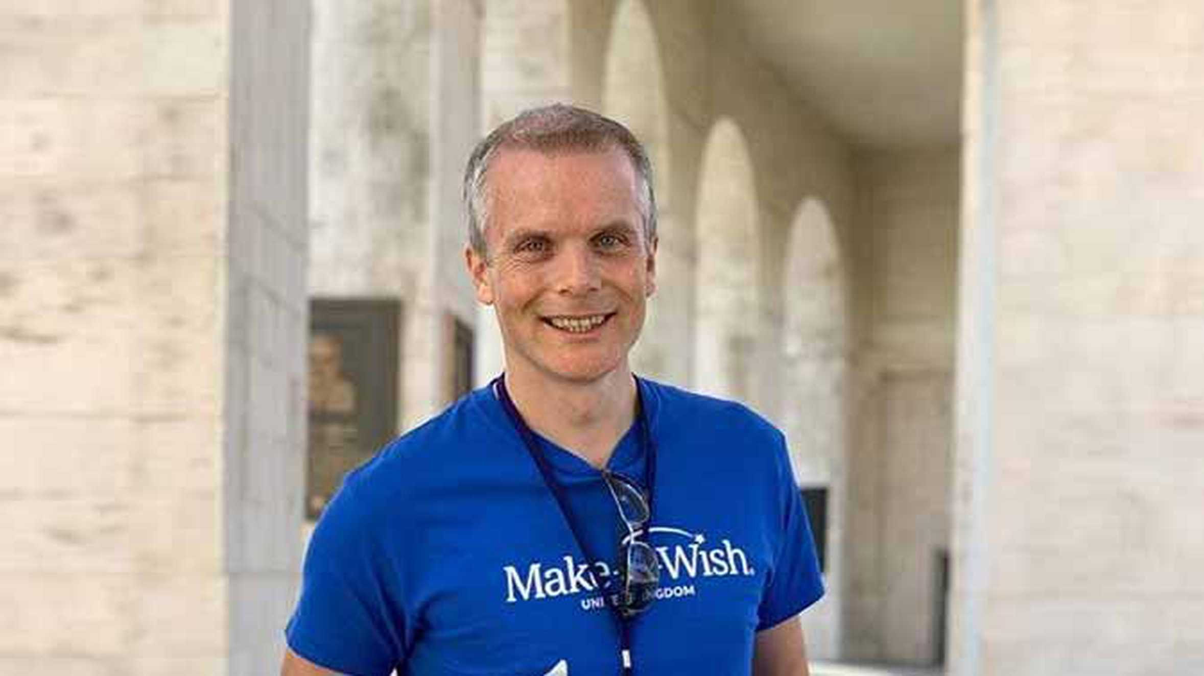 Make-A-Wish volunteer, Paul