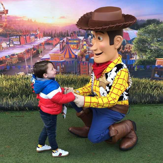 Archie meeting Woody from Toy Story.