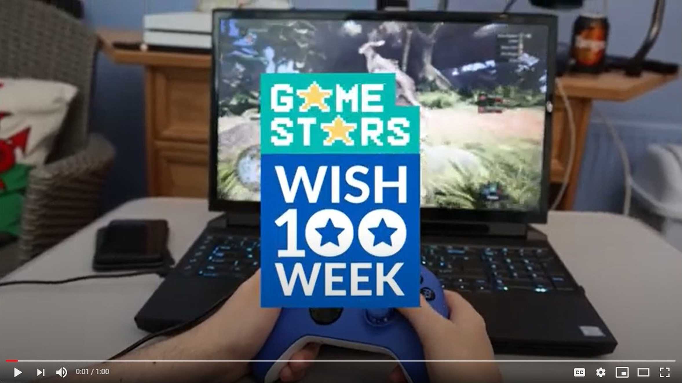 Screengrab from the GameStars Wish 100 Week highlights video.