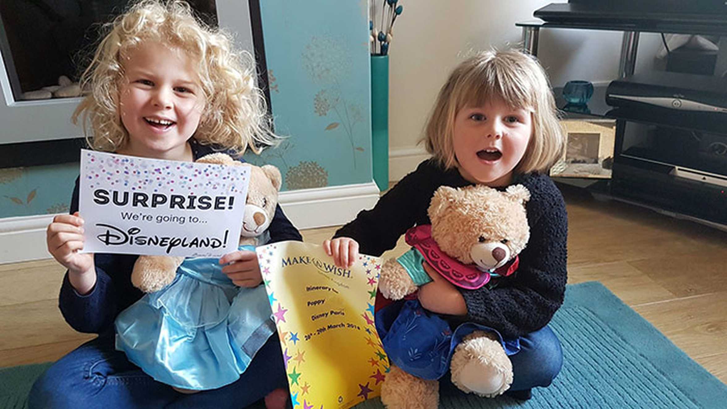 Poppy and her sister's surprise trip to disney