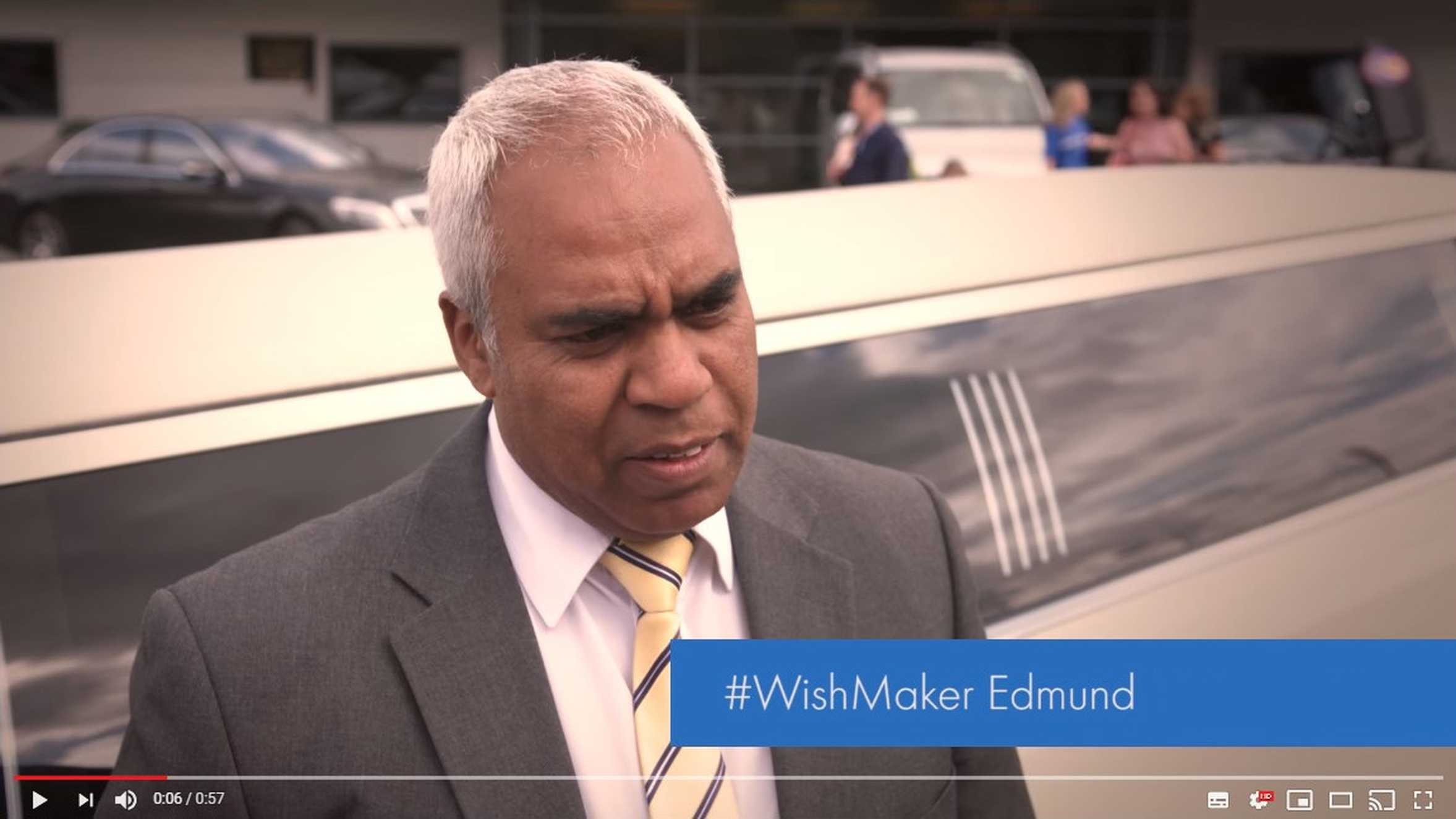 Limo driver Edmund, one of our unsung Wish Heroes