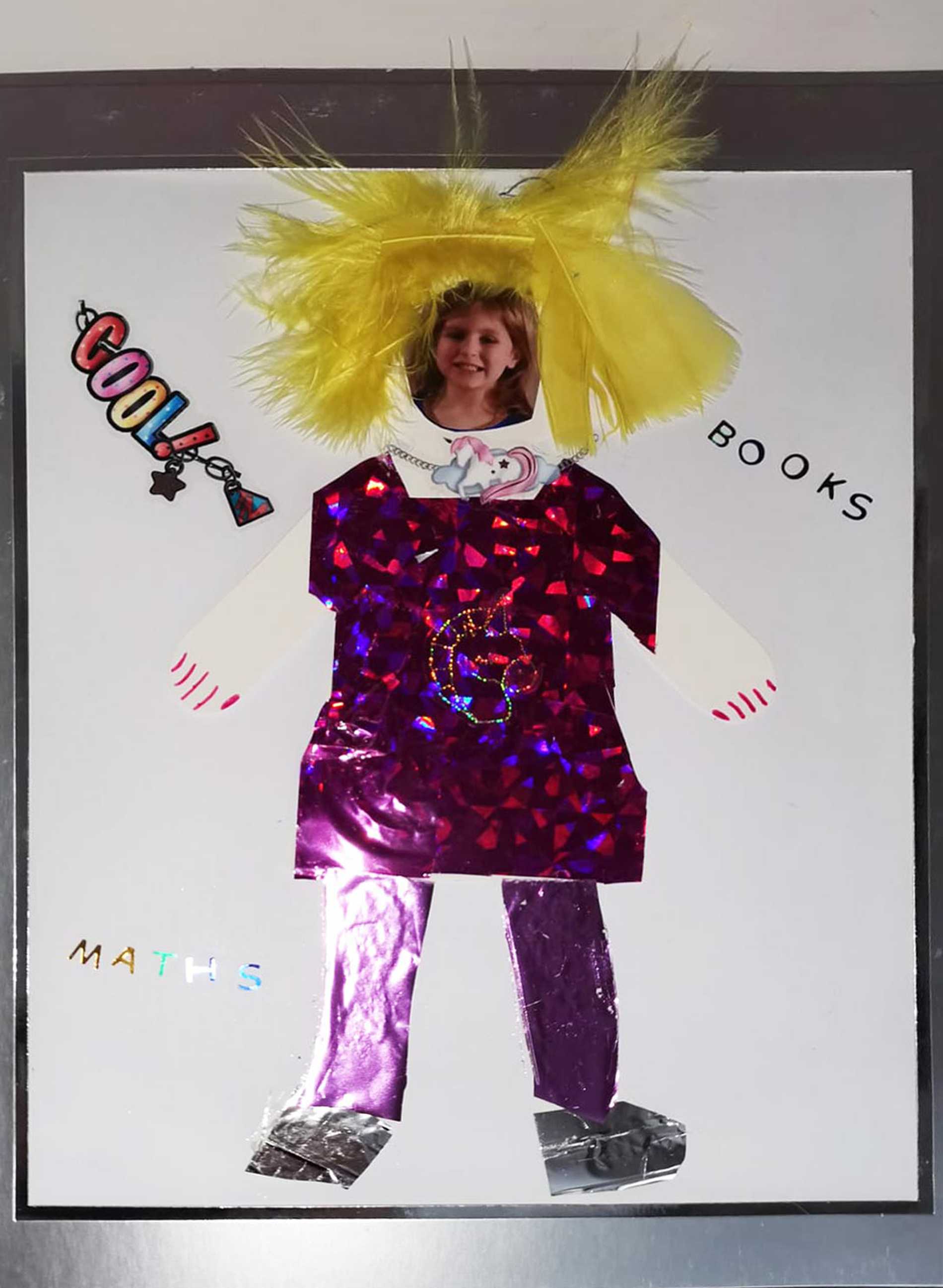 A picture created by wish child, Bethany using her new art station.