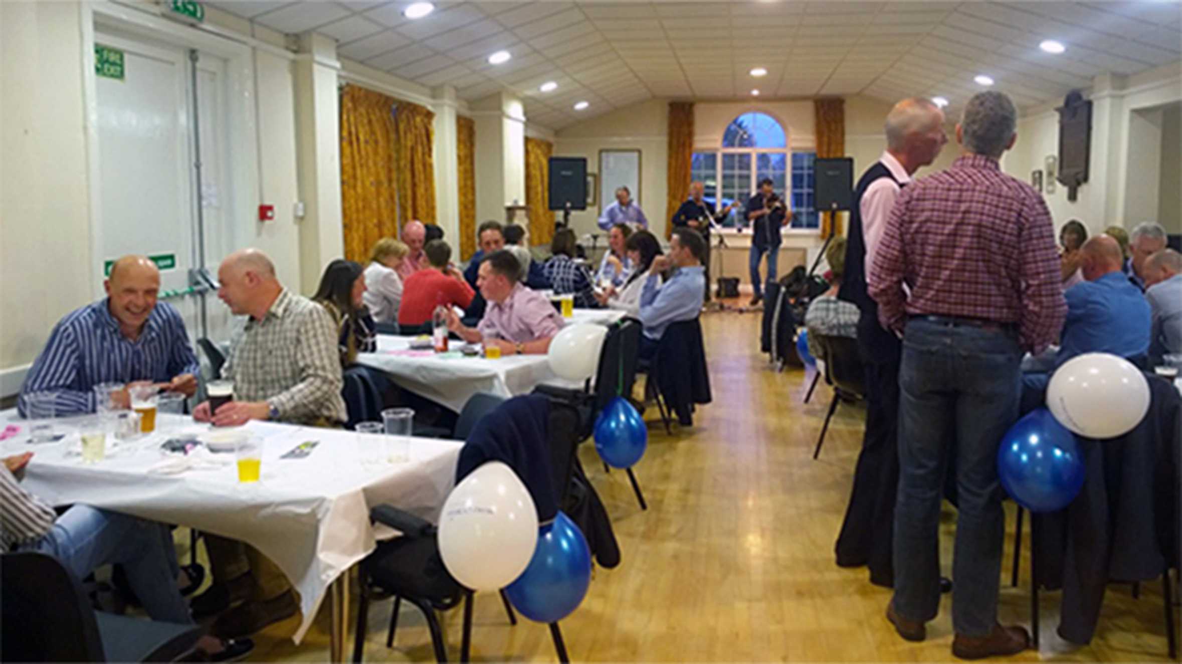 Guests enjoying the Irish night that fundraiser Lizelle organised to help fund Rebekah's wish.